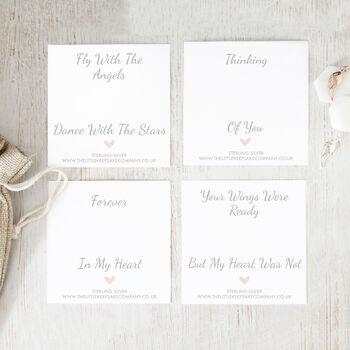 Personalised Print Memorial Sweetie Slider Bracelet Baby Robin, 3 of 5