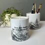 Personalised Fern Botanical Print Pot, thumbnail 3 of 4