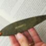 Willow Personalised Leather Bookmark, thumbnail 7 of 10