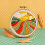 Harvest Time Mini Embroidery Kit, thumbnail 1 of 3