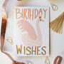 Birthday Wishes Swan Card, thumbnail 1 of 3