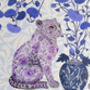 Chinoiserie Leopard Twins On Cream Lampshade, thumbnail 3 of 4