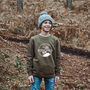 'Born Wild' Children's Sweatshirt, thumbnail 4 of 5