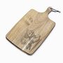 Personalised Bichon Frise Engraved Acacia Serving Board, thumbnail 8 of 11