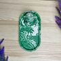 Emerald Green Bear Incense Stick Holder Burner, thumbnail 6 of 6