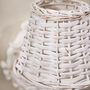 Rosier White Wood Wall Light With Shade, thumbnail 5 of 7