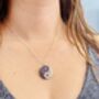 Yin Yang Glitter Charm Necklace / Zen Gift For Her / Minimal Spiritual Jewellery / Cute Statement Necklace, thumbnail 1 of 7