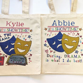 Personalised All The Drama Theatre Bag, 7 of 12