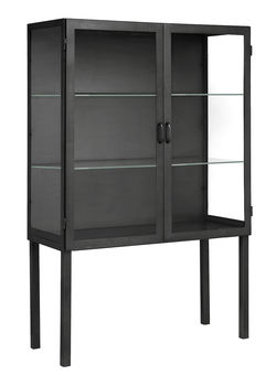 Black Iron Buffet Style Cabinet, 2 of 2