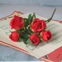Artificial Mini Roses By Stem Valentines, thumbnail 6 of 9