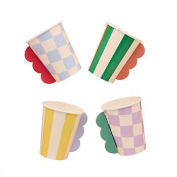 Colourful Party Paper Cups X Eight, 2 of 3