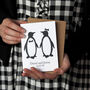 Penguins Personalised Card, thumbnail 1 of 2