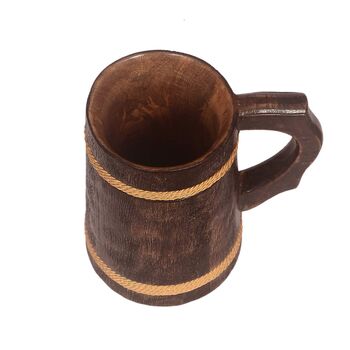 Wooden Beer Mug With Handle, 3 of 4
