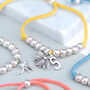 Personalised Suede Friendship Charm Bracelet, thumbnail 2 of 12