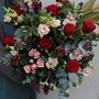 Mulled Wine Hand Tied Winter Fresh Flower Bouquet, thumbnail 2 of 4