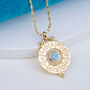 Personalised 18ct Gold Opal Zodiac Necklace, thumbnail 3 of 7
