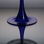 Handmade Supporto Blu Low Glass Pedestal Bowl, thumbnail 5 of 5