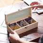 Personalised Wooden Tea Caddy, thumbnail 2 of 3