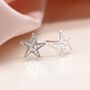 Sterling Silver Starfish Stud Earrings, thumbnail 3 of 11