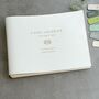 Personalised Charming Eco Leather Wedding Guest Album, thumbnail 1 of 9