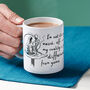 Alice In Wonderland 'I'm Not Strange' Mug, thumbnail 1 of 5