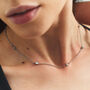 Dainty Personalised Silver Cosmic Star Necklace, thumbnail 1 of 10