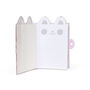 Cute Pink Cat Glitter Lock Diary | Kids Stationery, thumbnail 2 of 3