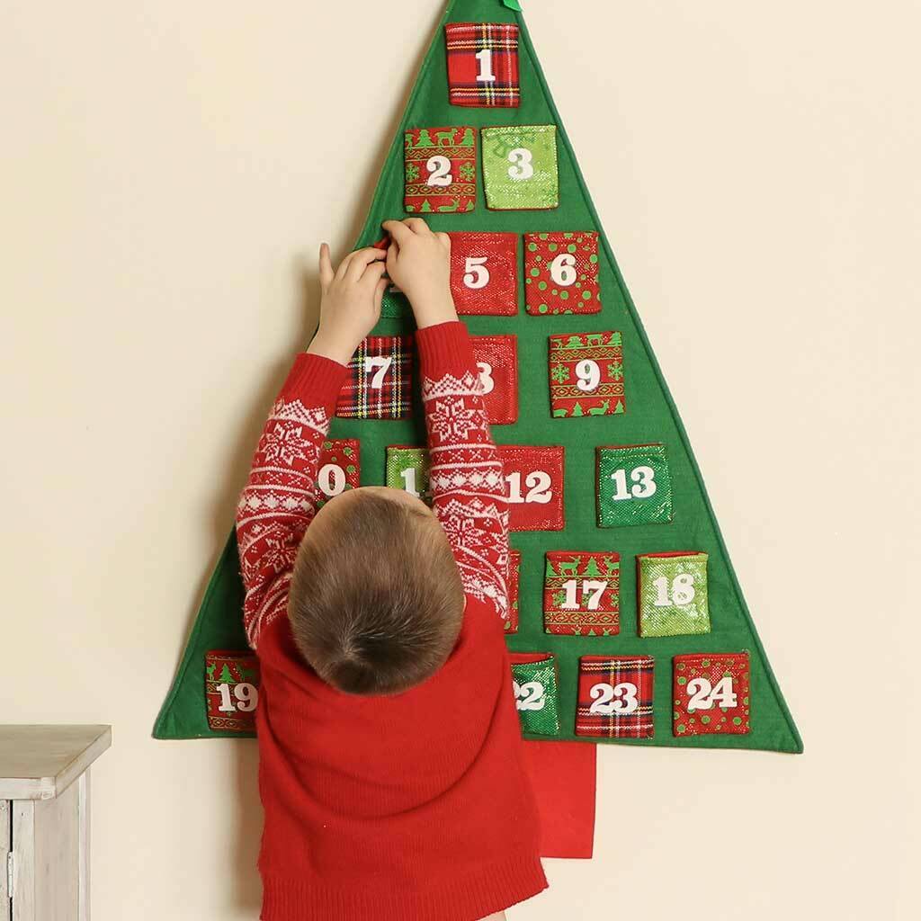 Giant Personalised Family Christmas Advent Calendar By Dibor