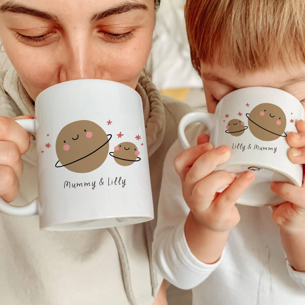 Personalised Matching Family Mug Funny Mummy And Baby, 1 of 1