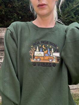 Hoa Hoa Hoa Vibes Embroidered Sweatshirt, 2 of 6