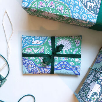 Elk And Swan Forest Gift Wrap, 5 of 8