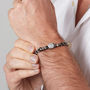 Men's Personalised Silver Friendship Bracelet, thumbnail 1 of 6