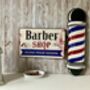 50cm French Metal Barbershop Sign – Vintage Plaque, thumbnail 3 of 8