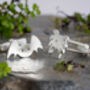 Sterling Silver Spider And Bat Cufflinks, thumbnail 3 of 4