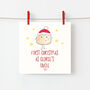 1st Christmas As Uncle Personalised Xmas Card, thumbnail 1 of 4