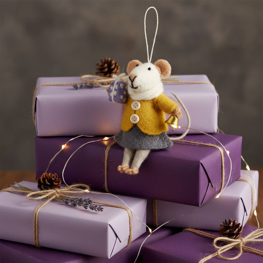 Handmade Agnes Mouse Fair Trade, 1 of 6