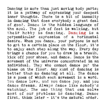 Dancing Quotes Print, Gift For Dancers, 2 of 7