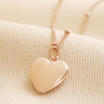 Heart Locket Necklace, 4 of 8
