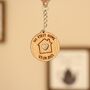 Personalised First Home Keyring Gift, New Home House Keyring With Date, thumbnail 3 of 3