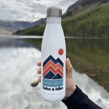 Personalised Take A Hike Insulated Water Bottle, 3 of 4