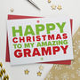 Christmas Card For Gramps, Grampy, Grandad, Grandpa, thumbnail 3 of 4