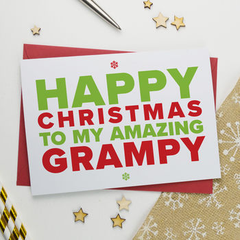 Christmas Card For Gramps, Grampy, Grandad, Grandpa, 3 of 4