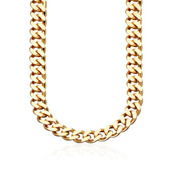 Chunky Curb Chain Necklace, 7 of 8