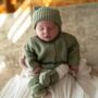 Three Piece Personalised Knitted Cardigan Baby Gift, thumbnail 2 of 8