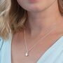 Sterling Silver Warm Heart Charm Necklace, thumbnail 2 of 9