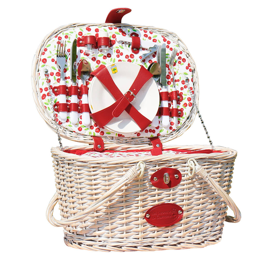 Wentworth Vintage Picnic Hamper For Four By Dibor