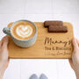 Mummy's Personalised Wooden Tea And Biscuit Board, Mother's Day Gift, thumbnail 2 of 5