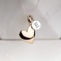 'Totally Devoted' Personalised Heart Charm Necklace, thumbnail 9 of 11