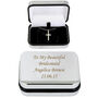 Personalised Box With Silver Cross Necklace, thumbnail 4 of 7