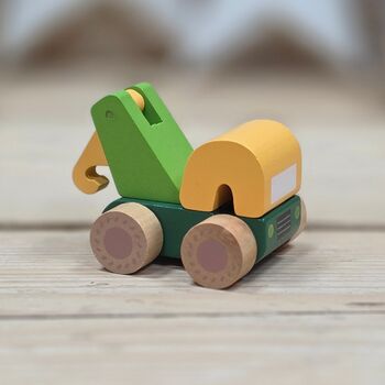 Set Of Three Wooden First Toy Trucks, 4 of 6